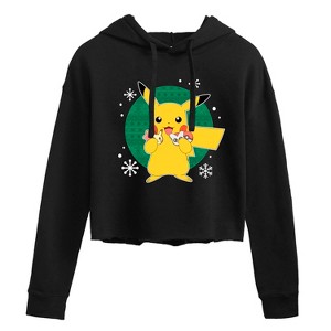 Women's - Pokémon - Official Cookie Taster Cropped Graphic Hoodie - 1 of 3