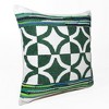 HomeRoots 20" Green and White Cotton Throw Pillow - 4 of 4