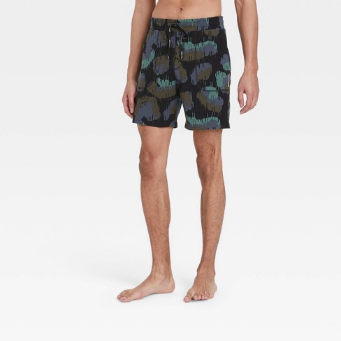 Pair Of Thieves Men's 7 Camo Print Super Soft Lounge Pajama Shorts -  Gray/blue Xl : Target