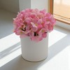 Unique Bargains Artificial Plants Hydrangea in Plastic Plastic 2.95"x2.95"x5.91" 1 Pcs - 2 of 4