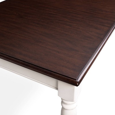 Shelby Extendable Solid Hardwood Dining Table in Antique White