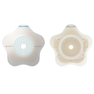 SenSura Mio Convex Flip Ostomy Barrier, 1 3/8" Stoma, 5 Count - 1 of 4