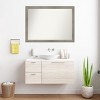 Amanti Art Grand Narrow Non-Beveled Framed Bathroom Vanity Wall Mirror - 4 of 4