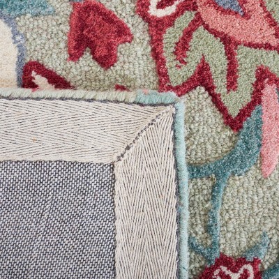 Ivory Elegance 8' x 10' Hand-Tufted Wool and Viscose Rug