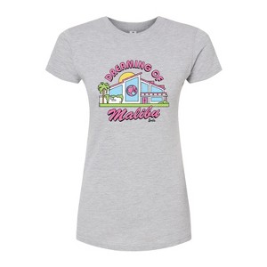 Women's - Barbie - Dreaming Of Malibu Fitted Graphic T-Shirt - 1 of 2