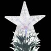 vidaXL 6-ft Artificial Christmas Tree with Stand/LED Light Unit, Realistic Fiberglass Material - 4 of 4