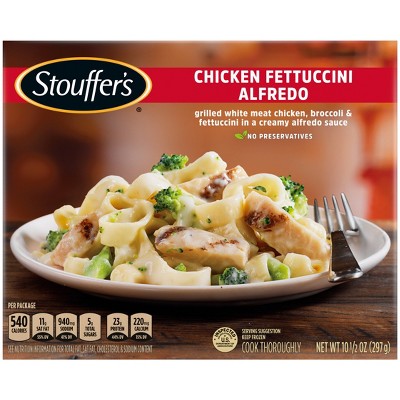 Stouffer's Frozen Chicken Fettuccini Alfredo - 10.5oz : Target