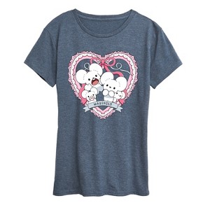 Women's - Pokémon - Maushold 4 Coquette Short Sleeve Graphic T-Shirt - 1 of 4