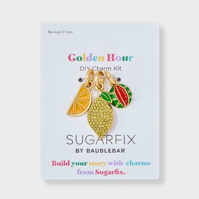 SUGARFIX by BaubleBar Slice Of Life Charm Set 3pc - Multicolor