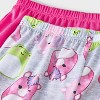 Girls' Squishmallows 3pc Pajama Set - Pink - 4 of 4