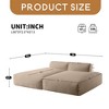 72"Oversized Modular Sofa,Fully Compressed,Right-handed face,Spacious Foam-Filled Sofa Bed- Leovsnove - 3 of 4