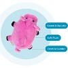 ZippyPaws Outward Hound Fattiez Pig Plush Squeaky Dog Toy, Small - 3 of 4