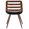 New Pacific Direct Shelton PU Leather Bamboo Chair - image 4 of 4