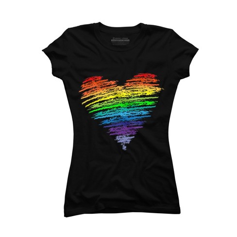Design By Humans Love Wins Rainbow Blended Heart Pride By Kangthien T ...