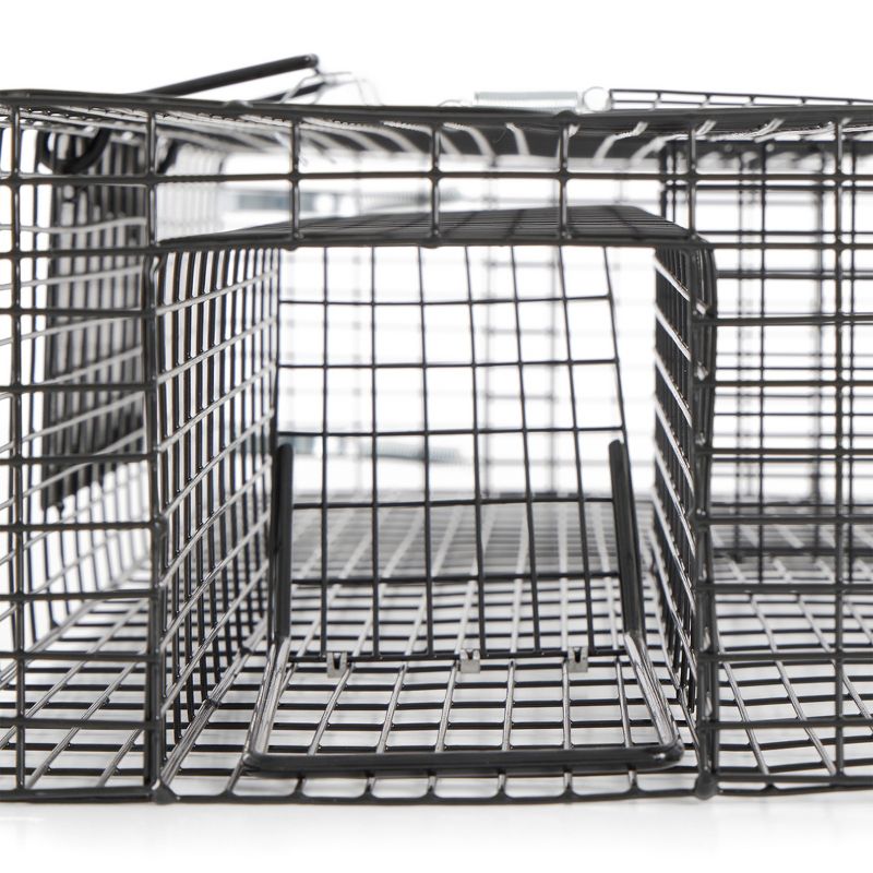 Rugged Ranch Large Metal Wire Live Catch & Release Trap Cage w/ Easy Open Top Lid & 2 Door System, 5 of 6