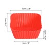Unique Bargains Silicone Flower Shaped Reusable Cupcake Baking Cups 2.75 Inch - 2 of 4