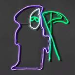 LED Reaper with Motion Rope Halloween Lighted Sign - Hyde & EEK! Boutique™