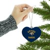 New Haven Charger Heart Love Wood Christmas Tree Holiday Ornament - 3 of 3