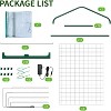 Docred Indoor Greenhouse with Grow Lights 4 Tier Plant Stand Shelf, Kit with Zippered PVC Tent for Garden Seed Starting Tray, 36W Full Spectrum - 4 of 4