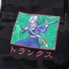 Dragon Ball Z Capsule Corps Charcoal Camo Shorts - 3 of 4