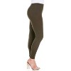 24seven Comfort Apparel Women's Plus Comfortable Ankle Length Leggings - 2 of 4