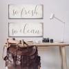 Stupell Industries Rustic White So Fresh So Clean, 24" x 10" - 2 of 4