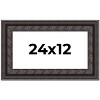 PosterPalooza | Panoramic 3.5" Wide Ornate Black Frame - UV Acrylic, Foam Board Backing, Hanging Hardware - 2 of 4