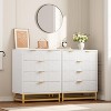 2/3/4/5/6/7 Drawer Dresser for Bedroom, Large Dresser with Metal Legs, Modern Chest Organizer with Wide Storage, for Living Room, Entryway, Hallway - 4 of 4