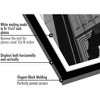 Americanflat 12x18 Poster Frame - Set of 5 - Use as 11x17 Frame with Mat or 12x18 Frame Without Mat - Galleria Collection - Black - 3 of 4