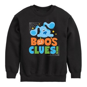 Boys' - Blue's Clues & You! - Boo's Clues Graphic Long Sleeve Fleece Sweatshirt - 1 of 4