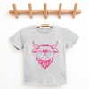 Cow Heart Glasses Glitter - Youth Short Sleeve Graphic T-Shirt - 3 of 4