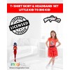 Miraculous Ladybug Rena Rouge Girls T-Shirt Skirt and Headband 3 Piece Outfit Set Little Kid to Big Kid  - 2 of 4