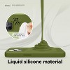 BONGEEK Compatible with iPhone 14 Pro Case, Liquid Silicone Case, Full Body Protective Cover, Anti-Scratch Soft Microfiber Lining-Cedar Green - 4 of 4