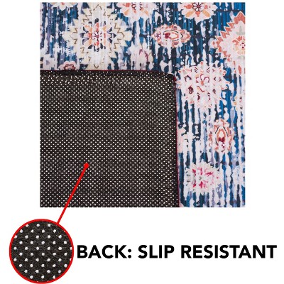 Tucson Traditional Easy-Care Non-Slip Red Area Rug, 4' x 6'