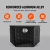 VEVOR Trailer Tongue Box, Aluminum Alloy Diamond Plate Tongue Box Tool Chest, Heavy Duty Trailer Box Storage with Lock and Keys, 33"x19"x18" - 3 of 4