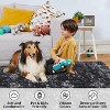 Area Rug 5x7 Washable Rug Non-Slip Vintage Floor Carpet Low Pile Pearl Velvet Soft Area Rug Non-Shedding Distressed Print Accent Rug Black - 2 of 4