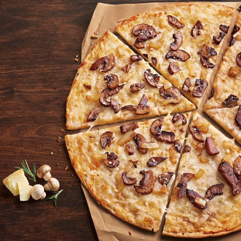 Thin Crust Mushroom &#38; Truffle Oil Frozen Pizza - 14.9oz - Good &#38; Gather&#8482;, 3 of 8