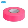 Unique Bargains PVC Non-Adhesive Flagging Tapes for Trail Outdoor 2 Pcs Pink 1" x 147 ft - 3 of 4