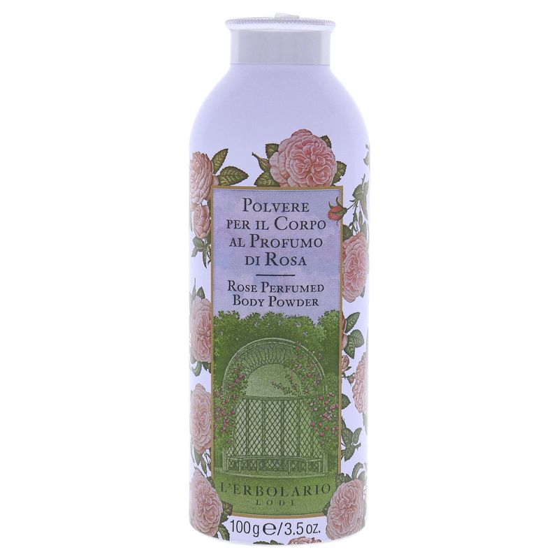 Rosa Perfumed Body Powder by LErbolario for Unisex - 3.5 oz Powder, 1 of 3