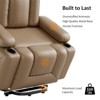 coucheta Power Lift Recliner Chair, Oversized Massage Recliner with Vibration & Lumbar Heating, Lift Chair with Side Pockets and Cup Holders - 4 of 4