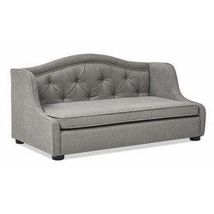 Mewoofun Tufted Wing Back Pet Stylish Sofa Bed,For Small to Medium-Sized Pets - 1 of 4