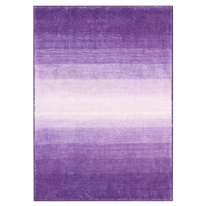 Lahome Abstract Ombre Plush Area Rug – Soft Gradient Accent with Non-Slip Backing - 1 of 4
