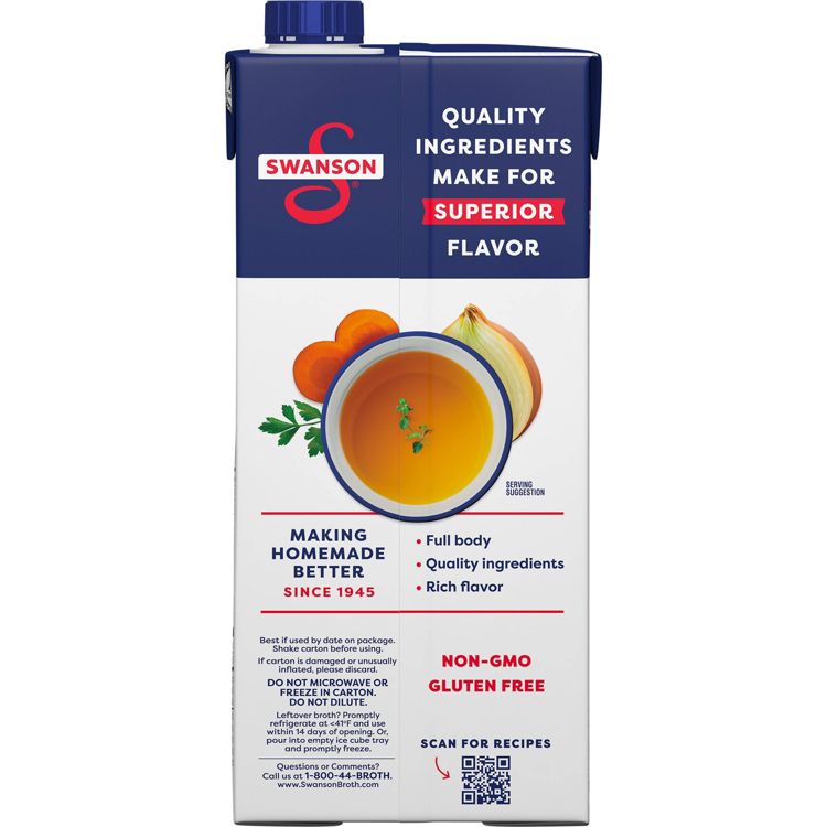 Swanson 100% Natural Gluten Free Vegetable Broth - 32 fl oz, 6 of 7
