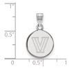 Black Bow Jewelry 14k White Gold Villanova Wildcats NCAA Small Pendant - 2 of 3