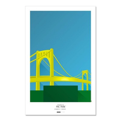 MLB Pittsburgh Pirates PNC Park Art Poster