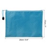 Unique Bargains Waterproof Cloth Zipper Home Office Travel File Bags 10 Pcs - 2 of 4