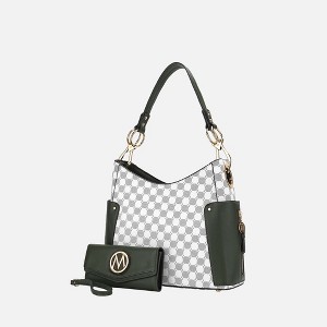 MKF Collection Penelope Circular Print Women’s Shoulder Bag with matching wallet by Mia K - 1 of 4