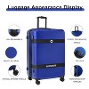 URECOVER Luggage Sets New Model Expandable ABS+PC 3 Piece Sets with Spinner Wheels Lightweight TSA Lock (20/24/28),Blue - 4 of 4