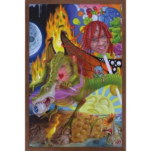 Trends International Trippie Redd - Trip at Knight Album Cover Framed Wall Poster Prints - 1 of 4