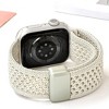 HTUTWOO Hollow Breathable Apple Watch Band, Woven Nylon Magnetic Strap 38/40/41/42/44/45/46/49mm for iWatch Series 10 9 8 7 6 5 4 3 2 1 SE Ultra - 2 of 4